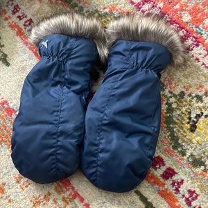 Navy Eddie Bauer mittens